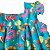 Vestido Bebê 100% Algodão Verão  Flamingo- Ariel - Imagem 7