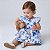 Kit Vestido Bebê Infantil Menina com Boneca de pano 100% Algodão - Rafaela - Imagem 2