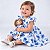 Kit Vestido Bebê Infantil Menina com Boneca de pano 100% Algodão - Rafaela - Imagem 2