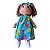 Kit Vestido com Boneca de Pano 100% Algodão Estampa Flamingo - Ariel - Imagem 2