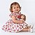 Kit Vestido com Boneca de Pano 100% Algodão Estampado 2 Meses até 4 Anos Laura - Imagem 2