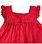 VESTIDO BEBÊ INFANTIL NATAL VERMELHO COM BONECA DE PANO - Imagem 3