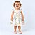 Vestido Bebê Menina Infantil Festa Florido 100% Algodão Manga Curta 2 Meses até 6 Anos - Malu - Imagem 3