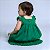Vestido Bebê e Infantil Verde aplique Cereja 100% Algodão Mundo Nina - Imagem 5