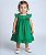 Vestido Bebê e Infantil Natal Verde 100% Algodão Mundo Nina - Imagem 2