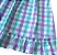 Vestido Bebê Menina Xadrez Lilás e Verde com Calcinha 100% Algodão - ISABELA - Imagem 3