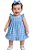 Vestido Bebê Menina Xadrez Lilás e Verde com Calcinha 100% Algodão - ISABELA - Imagem 1
