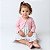 Vestido Bebê Infantil 100% Algodão Confortável Toque Macio com Bolero em Plush 100% Algodão 2 Meses a 4 Anos Rebeca - Imagem 1