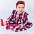 Vestido Bebê e Infantil Xadrez Manga Longa com Boneca de Pano - CECILIA - Imagem 2