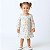 Vestido de Bebê e Infantil Manga Longa Florido 100% Algodão 2 Meses até 8 Anos - Malu - Imagem 3
