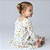 Vestido de Bebê e Infantil Manga Longa Florido 100% Algodão 2 Meses até 8 Anos - Malu - Imagem 2