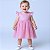 Vestido Bebê Infantil Manga Curta 100% Algodão com Tule - Lara - Imagem 4