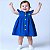Vestido Bebê e Infantil Azul 100% Algodão - Copa Brasil - Imagem 2