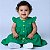Vestido Bebê e Infantil Verde 100% Algodão - Copa Brasil - Imagem 1