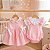 Kit Vestido Jardineira e Blusinha Premium 3 Peças 2 Meses a 1 Ano 100% Algodão - Clara - Imagem 2