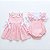 Kit Vestido Jardineira e Blusinha Premium 3 Peças 2 Meses a 1 Ano 100% Algodão - Clara - Imagem 1