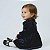 Vestido Bebê Plush Preto Luxo Festa Manga Longa Premium 2 Meses a 6 Anos - Imagem 2