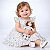 Kit Vestido Bebê Menina Florido Premium com Boneca 100% Algodão Manga Curta - Imagem 1