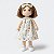 Kit Vestido Bebê Menina Florido Premium com Boneca 100% Algodão Manga Curta - Imagem 4