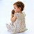 Kit Vestido Bebê Menina Florido Premium com Boneca 100% Algodão Manga Curta - Imagem 3