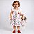 Kit Vestido Bebê Infantil Estampa Cereja com Boneca 2 Meses a 8 Anos BIBI - Imagem 3