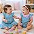 Kit Vestido Jardineira e Blusinha Premium 3 Peças 2 Meses a 1 Ano 100% Algodão - Aurora - Imagem 2