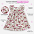 Vestido Bebê Menina 100% Algodão Estampa Florido 2 Meses a 6 Anos Gabriela - Imagem 3