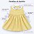 Vestido Bebê Infantil Menina Xadrez Amarelo 100% Algodão Mundo Nina 2 Meses até 8 Anos Liz - Imagem 4