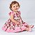 Vestido de Bebê Infantil Luxo Confortável e Macio 100% Algodão 2 Meses até 6 Anos - AMORE - Imagem 2