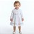 Vestido de Bebê e Infantil Branco com Bolero em Plush 100% Algodão 2 Peças 2 Meses a 4 Anos Batizado - Imagem 3