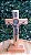 Crucifixo de Madeira 12 cm de Mesa -  São Bento - Imagem 1