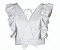 Blusa Cropped Ilhabela Laise Branca - Imagem 1