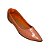 Kit 2 Pares - Sapatilha Feminina Bico Fino Conforto de Verniz Preta e Nude Pura Pose - Imagem 3