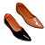 Kit 2 Pares - Sapatilha Feminina Bico Fino Conforto de Verniz Preta e Nude Pura Pose - Imagem 1