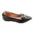 Sapatilha Feminina Mocassim Vz Preto Np Preto Trapezio - Imagem 2