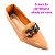 Kit 3 Sapatilha Feminina Mocassim Corrente Nude - Slinback Jeans e caramelo - Mule Lação Pto - Imagem 5