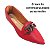 Kit 3 Sapatilha Feminina Listra Marinho - Mocassim Corrente Vermelho - Mule Lação Pto - Imagem 4
