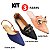 Kit 3 Sapatilha Feminina Mocassim Corrente Pto - Slinback Jeans e caramelo - Mule Lação Nude - Imagem 2