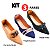 Kit 3 Sapatilha Feminina Trapezio Jeans - Sapatilha Tressê Pto - Mocassim Corrente Nude - Imagem 2