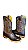 Bota Masculina Goyazes Avestruz Preto - Imagem 1