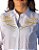 Camisete Feminina Bordada Austin Western Branca - Imagem 2