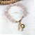 Pulseira de Oxum Cascalho Natural Quartzo Rosa Umbanda - Imagem 1