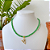 Choker de Oxóssi – Miçangas Jablonex Verde Ajustável - Imagem 1