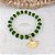 Pulseira de Cigana Esmeralda Umbanda Cristal de Vidro - Imagem 1