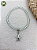Pulseira de Iemanjá – Miçangas Jablonex Verde-Água com Pingente Estrela-do-Mar Prateada | Umbanda e Candomblé - Imagem 2