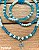 Guia de Erês – Cristais de Vidro 8 mm Azul com Firma de Murano e Pingente de Chupeta | Umbanda e Candomblé - Imagem 4