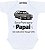 Roupa de Bebe Body Personalizado Sou A Prova Que Papai Não Cuida Só Do Opala Fusca Chevette - Imagem 9