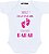 Roupa De Bebê Body para Bebe Personalizado Meu Primeiro Dia Dos Pais Com Meu Papai - Imagem 3