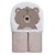 Toalha De Banho Felpuda Papi Friends Forrada Com Capuz Bordado - Urso Ted - Imagem 5