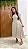 Vestido off white estampado com flores - Imagem 1